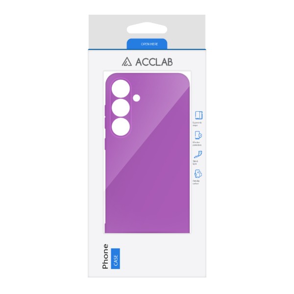 Фото - Чохол для смартфону ACCLAB Silicone Case for Samsung Galaxy S24 Purple (1283126602061)