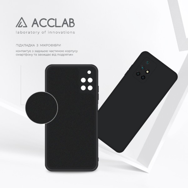 Фото - Чехол для смартфона ACCLAB Silicone Case for Xiaomi Redmi 10 2022 Black (1283126602276)