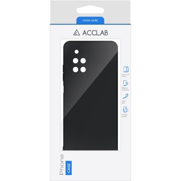 Фото - Чехол для смартфона ACCLAB Silicone Case for Xiaomi Redmi 10 2022 Black (1283126602276)