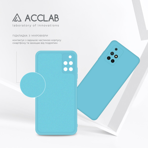 Фото - Чохол для смартфону ACCLAB Silicone Case for Xiaomi Redmi 10 2022  Blue (1283126602245)