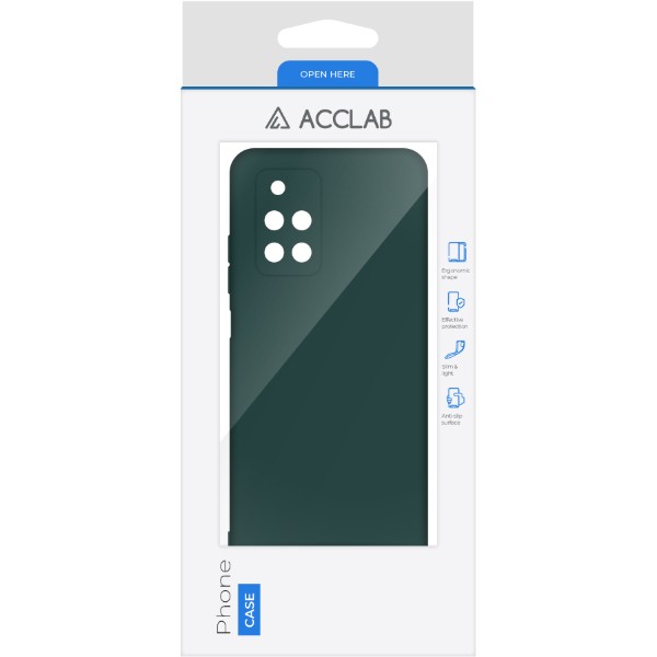 Фото - Чохол для смартфону ACCLAB Silicone Case for Xiaomi Redmi 10 2022 Dark Green (1283126602269)