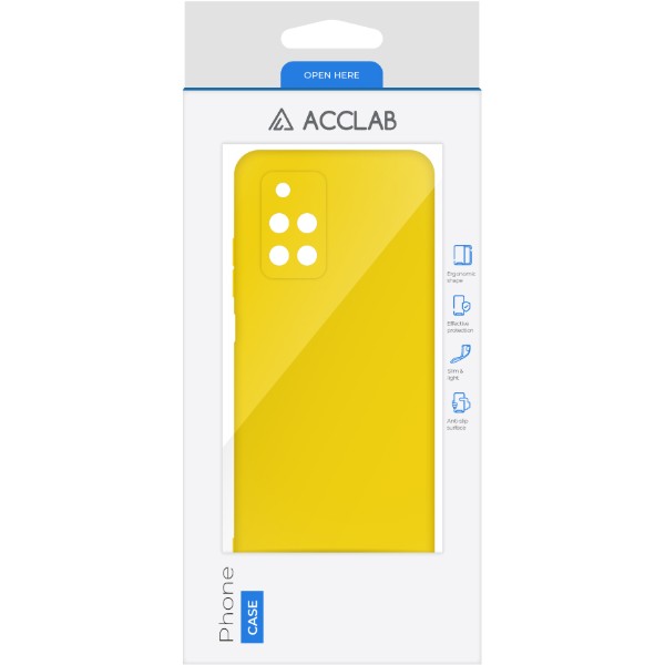 Фото - Чохол для смартфону ACCLAB Silicone Case for Xiaomi Redmi 10 2022 Yellow (1283126602252)