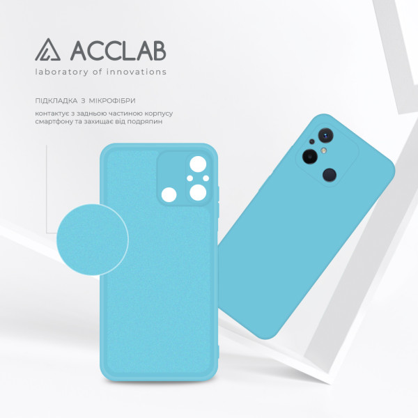 Фото - Чохол для смартфону ACCLAB Silicone Case for Xiaomi Redmi 12C Blue (1283126602375)