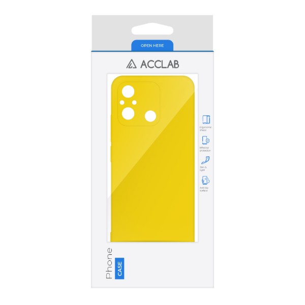 Фото - Чохол для смартфону ACCLAB Silicone Case for Xiaomi Redmi 12C Yellow (1283126602382)