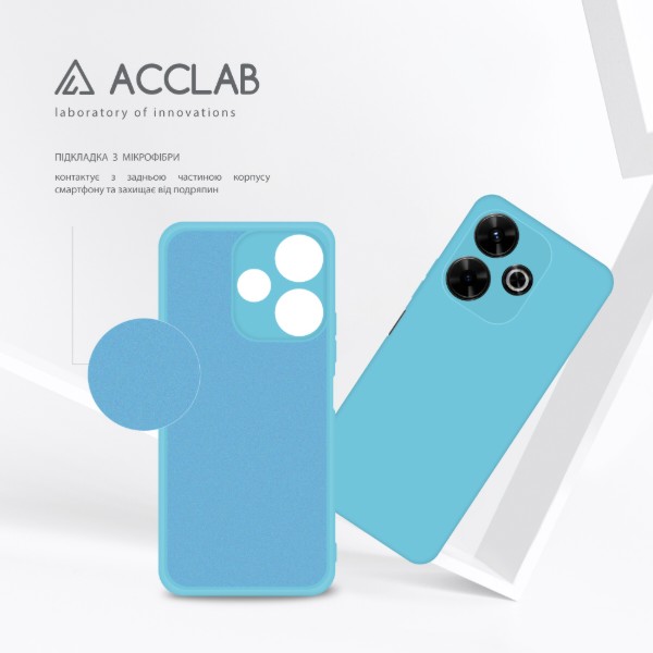 Фото - Чохол для смартфону ACCLAB Silicone Case for Xiaomi Redmi 13 Blue (1283126602412)