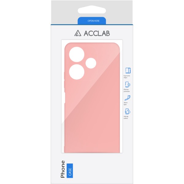 Фото - Чехол для смартфона ACCLAB Silicone Case for Xiaomi Redmi 13 Pink (1283126602436)
