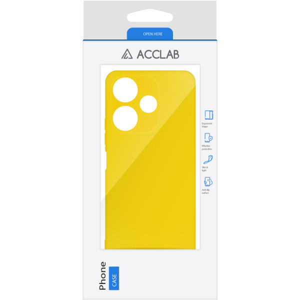 Фото - Чохол для смартфону ACCLAB Silicone Case for Xiaomi Redmi 13 Yellow (1283126602429)