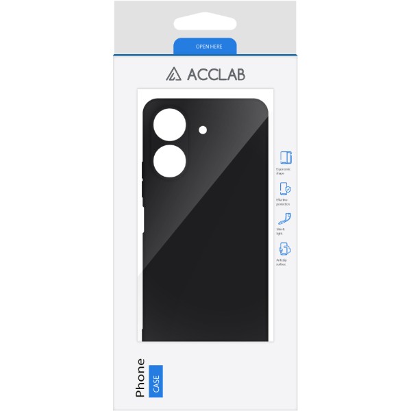 Фото - Чохол для смартфону ACCLAB Silicone Case for Xiaomi Redmi 13C 4G Black (1283126602511)