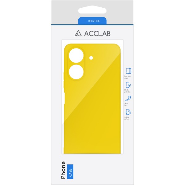 Фото - Чохол для смартфону ACCLAB Silicone Case for Xiaomi Redmi 13C 4G Yellow (1283126602474)