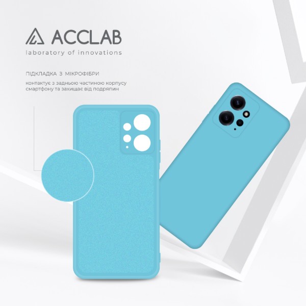 Фото - Чохол для смартфону ACCLAB Silicone Case for Xiaomi Redmi Note 12 Blue (1283126602696)