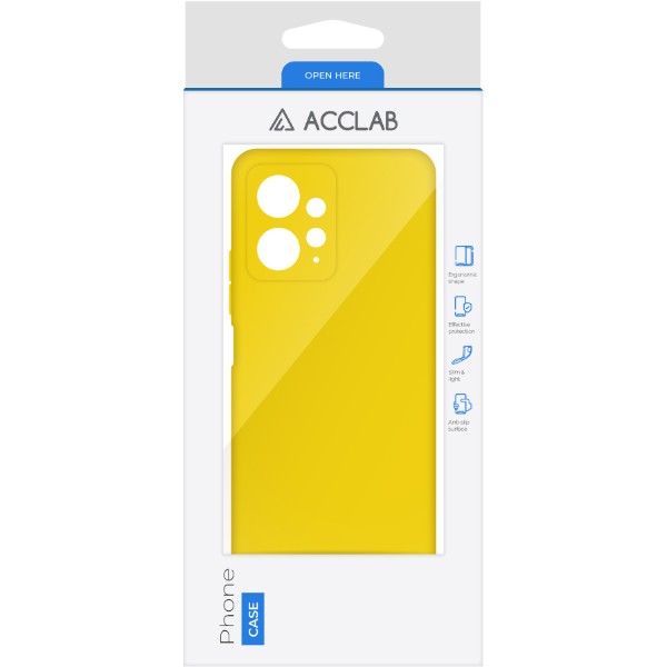 Фото - Чохол для смартфону ACCLAB Silicone Case for Xiaomi Redmi Note 12 Yellow (1283126602702)