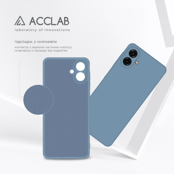 Фото - Чохол для смартфону ACCLAB SoftShell for Samsung Galaxy A07 Blue (1283126626456)