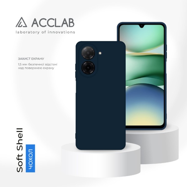 Фото - Чохол для смартфону ACCLAB SoftShell for Xiaomi Redmi A5 
Blue (1283126626517)