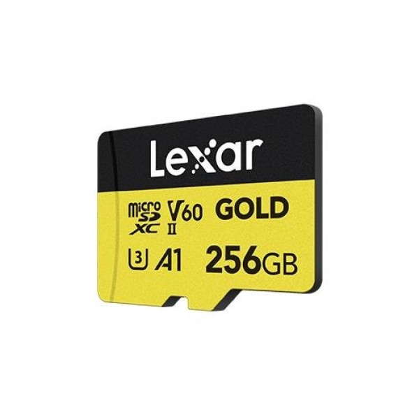 Фото - Карта пам'яті Lexar MICRO SDXC 256GB UHS-II GOLD (LMSGOLD256G-BNNNG)
