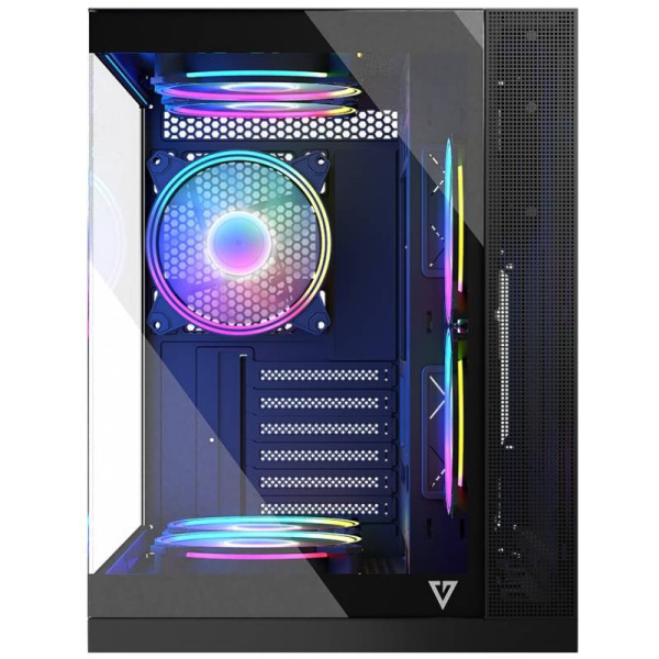 Фото - Корпус Modecom VOLCANO PANORAMA APEX ARGB 5F MIDI GREY без БЖ ATX (AT-PANORAMA-5F-ARGB-10-00)