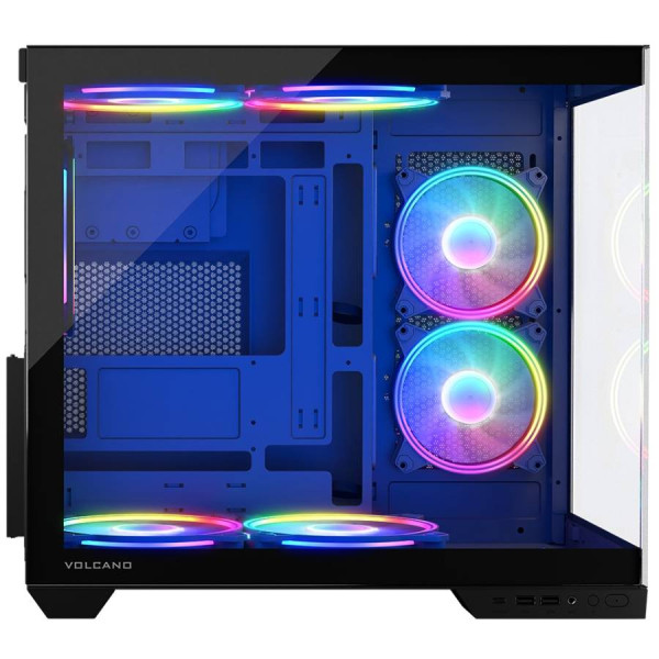 Фото - Корпус Modecom VOLCANO PANORAMA APEX ARGB 5F MIDI GREY без БЖ ATX (AT-PANORAMA-5F-ARGB-10-00)