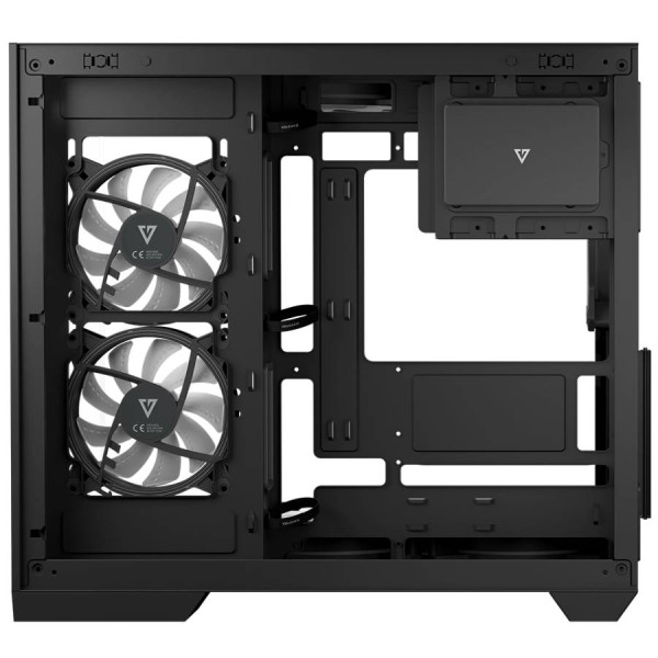 Фото - Корпус Modecom VOLCANO PANORAMA APEX ARGB 5F MIDI GREY без БЖ ATX (AT-PANORAMA-5F-ARGB-10-00)