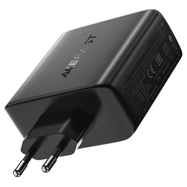 Фото - Мережевий зарядний пристрій AceFast 4xUSB 100W (3xUSB-C+USB-A) Gan A94 Fast Charger Black (6974316283133)