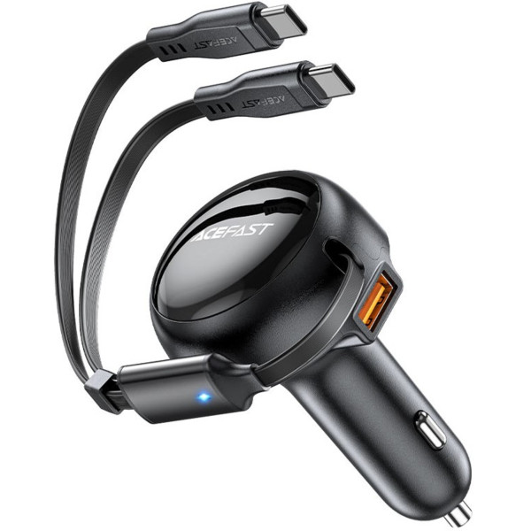 Фото - Автомобільний зарядний пристрій AceFast 3xUSB 53W (2xUSB-C+USB-A) + cable USB-C 2in1 B13 (6974316282921) Фото - Автомобільний зарядний пристрій AceFast 3xUSB 53W (2xUSB-C+USB-A) + cable USB-C 2in1 B13 (6974316282921)