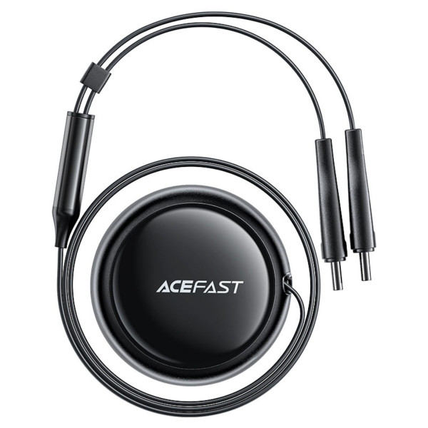 Фото - Автомобільний зарядний пристрій AceFast 3xUSB 53W (2xUSB-C+USB-A) + cable USB-C 2in1 B13 (6974316282921)