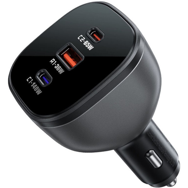 Фото - Автомобільний зарядний пристрій AceFast 3xUSB 165W (2xUSB-C + USB-A) B14 (6974316282938)