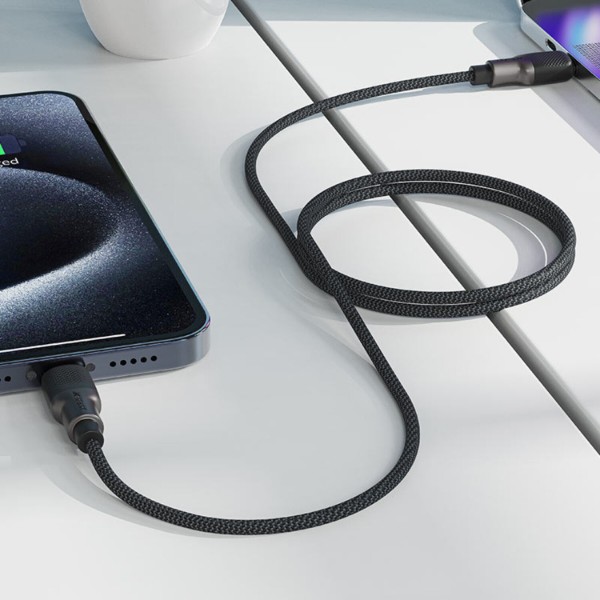Фото - Кабель AceFast USB 2.0 USB-C to USB-C, 1,2 м, 3.0A, silicone braid C10-03 (6974316283119)