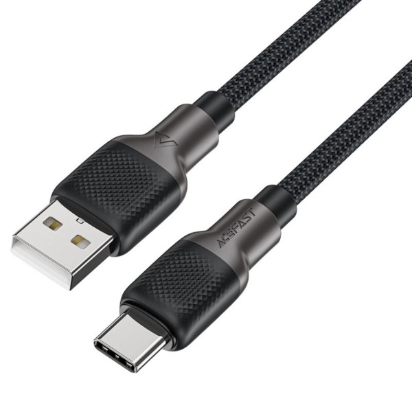 Фото - Кабель AceFast USB 2.0 USB-A to USB-C, 1,2 м, 3.0A, silicone braid C10-04 (6974316283126)