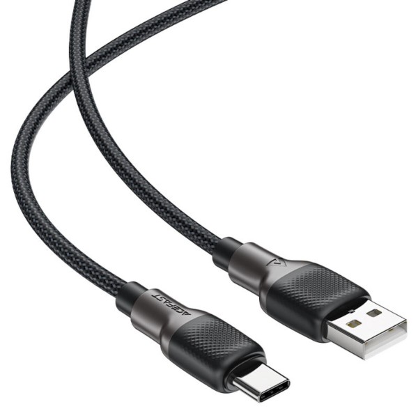 Фото - Кабель AceFast USB 2.0 USB-A to USB-C, 1,2 м, 3.0A, silicone braid C10-04 (6974316283126)