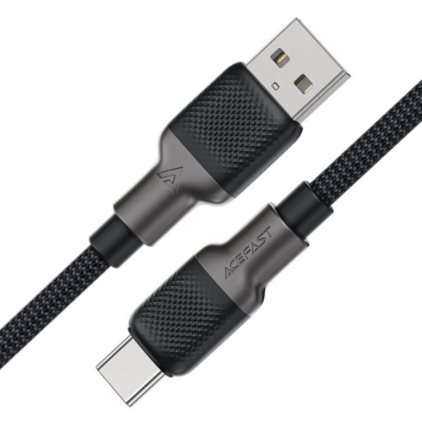 Фото - Кабель AceFast USB 2.0 USB-A to USB-C, 1,2 м, 3.0A, silicone braid C10-04 (6974316283126)