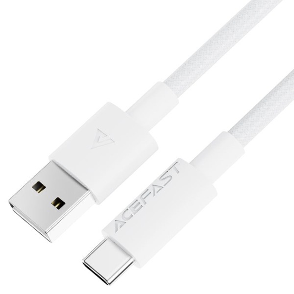 Фото - Кабель AceFast C18-04 USB-A to USB-C White (6974316284260)