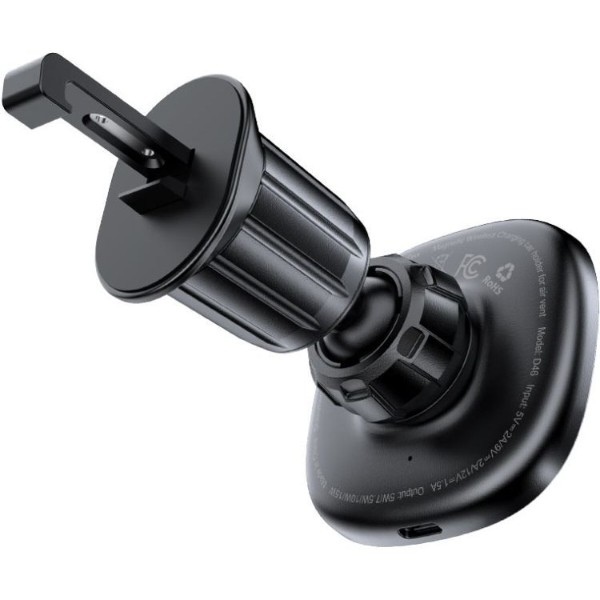 Фото - Автотримач з бездротовою зарядкою AceFast D46 Magnetic wireless charging (6974316284109)