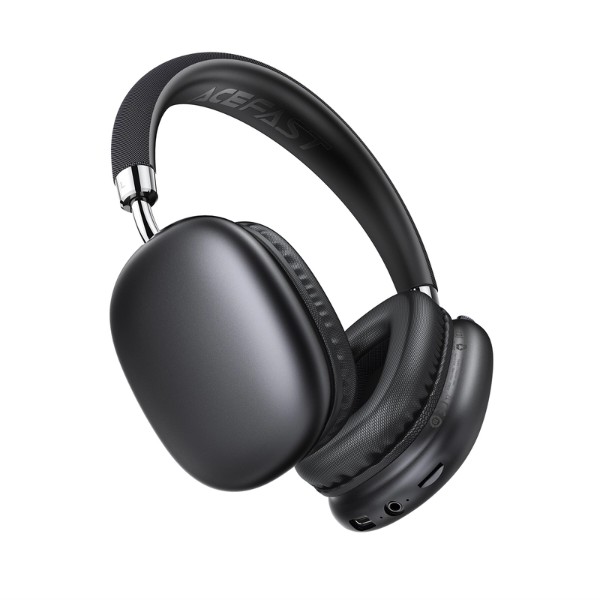 Фото - Наушники накладные беспроводные AceFast H13 Bluetooth+3,5мм Black (6974316285878)