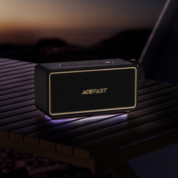 Фото - Портативная акустика AceFast K3 Ultra Black (6974316285106)