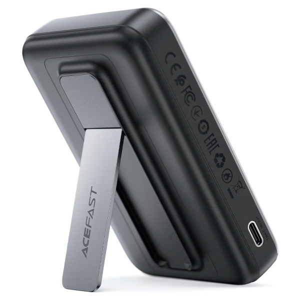 Фото - Батарея мобильная AceFast Magnetic Wireless 10000mAh 22.5W PD,QC 3.0 USB-C In/Out, QI 15W  M24 Metal Gray (6974316284871)