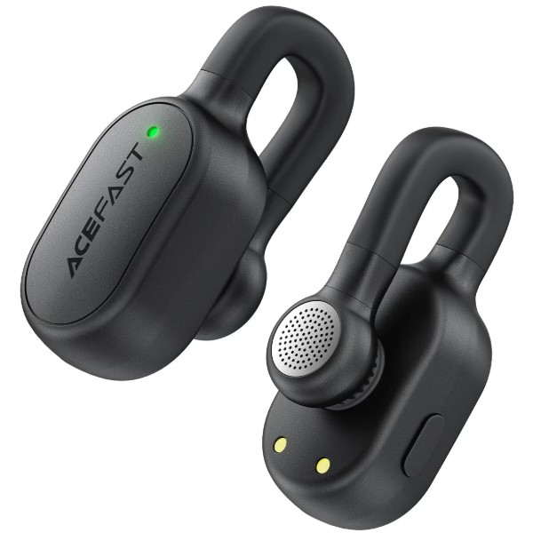 Фото - Мікрофон для смартфона AceFast R4 dual-mic (Type-C) Black (6974316286448)