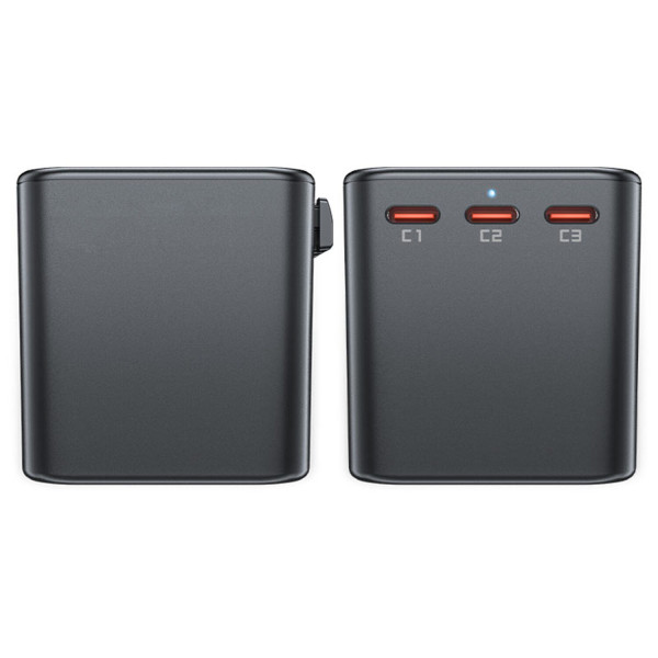 Фото - Мережевий зарядний пристрій AceFast 5xUSB 75W (3xUSB-C + 2xUSB-A) Gan Z1 Fast Charger (6974316282495)