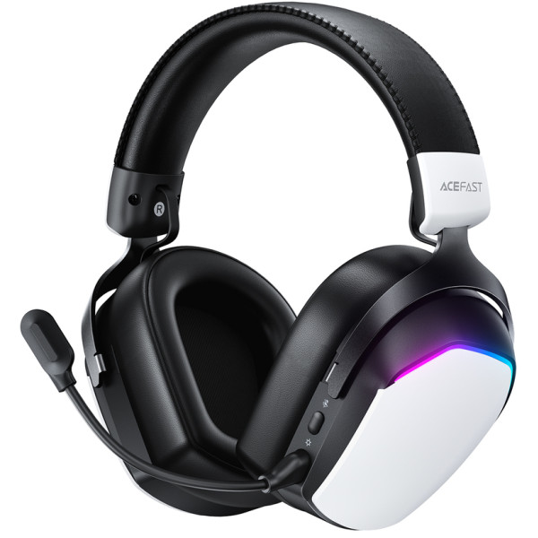 Фото - Гарнітура бездротова ігрова AceFast H11 gaming wireless headset White (6974316285601) Фото - Гарнітура бездротова ігрова AceFast H11 gaming wireless headset White (6974316285601)