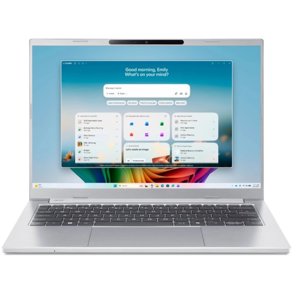 Фото - Ноутбук Acer Aspire 14 AI A14-I71M (NX.JVTEU.004) Pure Silver