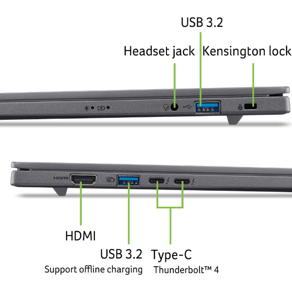 Фото - Ноутбук Acer Aspire 16 AI A16-I71M (NX.JY4EU.003) Light Silver