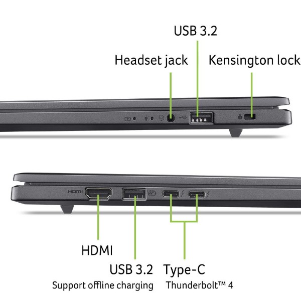 Фото - Ноутбук Acer Aspire 18 AI A18-I71M (NX.JZEEU.005) Steel Gray