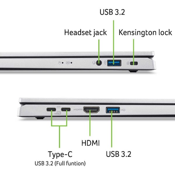 Фото - Ноутбук Acer Aspire Go AG15-32P (NX.J8XEU.003) Pure Silver