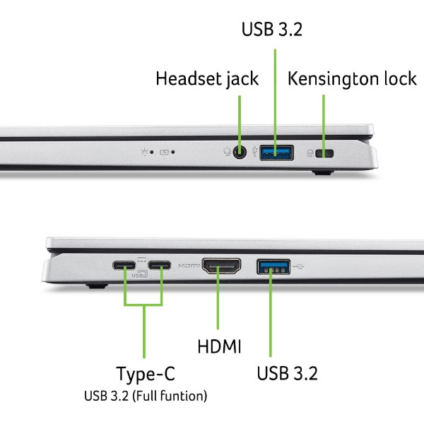 Фото - Ноутбук Acer Extensa EX215-35 1(NX.EJ6EU.002) Pure Silver