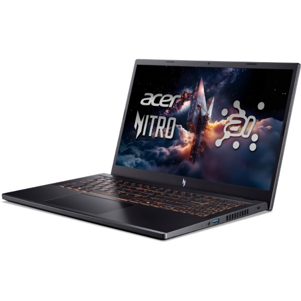 Фото - Ноутбук игровой Acer Nitro V 15 ANV15-42 (NH.QV4EU.009) Obsidian black