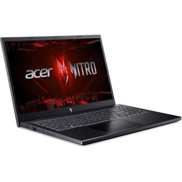 Фото - Ноутбук ігровий Acer Nitro V15 ANV15-51 (NH.QNDEU.002) Obsidian Black