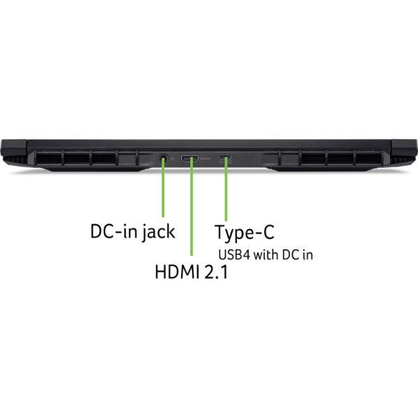 Фото - Ноутбук ігровий Acer Nitro V 16 AI ANV16-42-R193 (NH.U1FEU.00B) Shale Black
