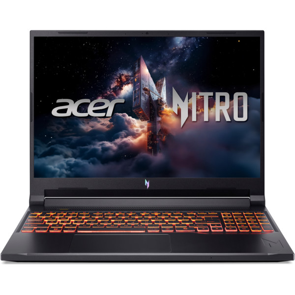 Фото - Ноутбук игровой Acer Nitro V 16 ANV16-72-79NG (NH.QUSEU.00E) Obsidian Black