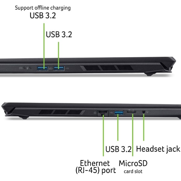 Фото - Ноутбук игровой Acer Nitro V 16S ANV16S-61 (NH.QXTEU.001) Obsidian Black