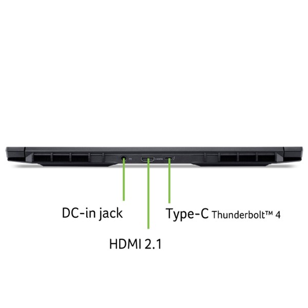 Фото - Ноутбук ігровий Acer Nitro V 16S ANV16S-71-5024 (NH.U27EU.009) Obsidian Black