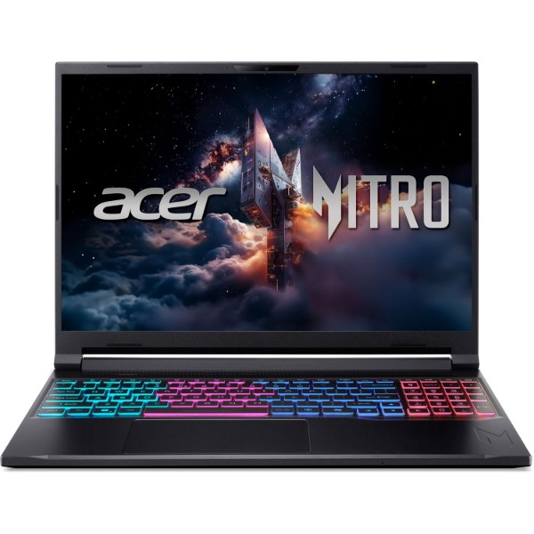 Фото - Ноутбук ігровий Acer Nitro V 16S ANV16S-71-5024 (NH.U27EU.009) Obsidian Black