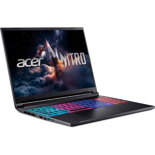 Фото - Ноутбук ігровий Acer Nitro V 16S ANV16S-71-5024 (NH.U27EU.009) Obsidian Black